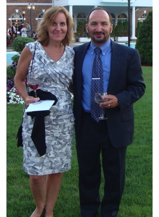 Karen Kier and Rick Kier in formal attire.